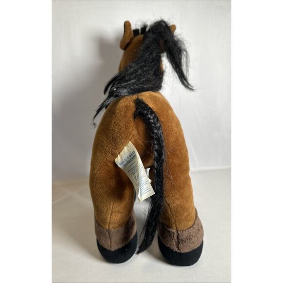 Build a Bear BAB 18" Brown Plush Stuffed Animal Horse Pony Valentine 2016 - Picture 4 of 8